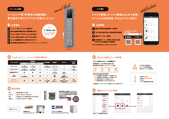 IOT機器・通信アプリ・セキュリティ機器製造・IOT製品カタログデザイン実績