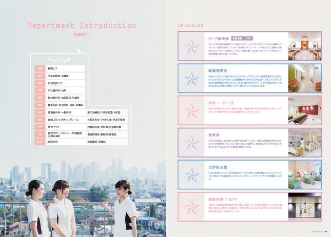 病院・医療機関パンフレット・病院案内デザイン実績／病院・医院・福祉サービス関連
