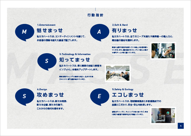会社案内デザイン